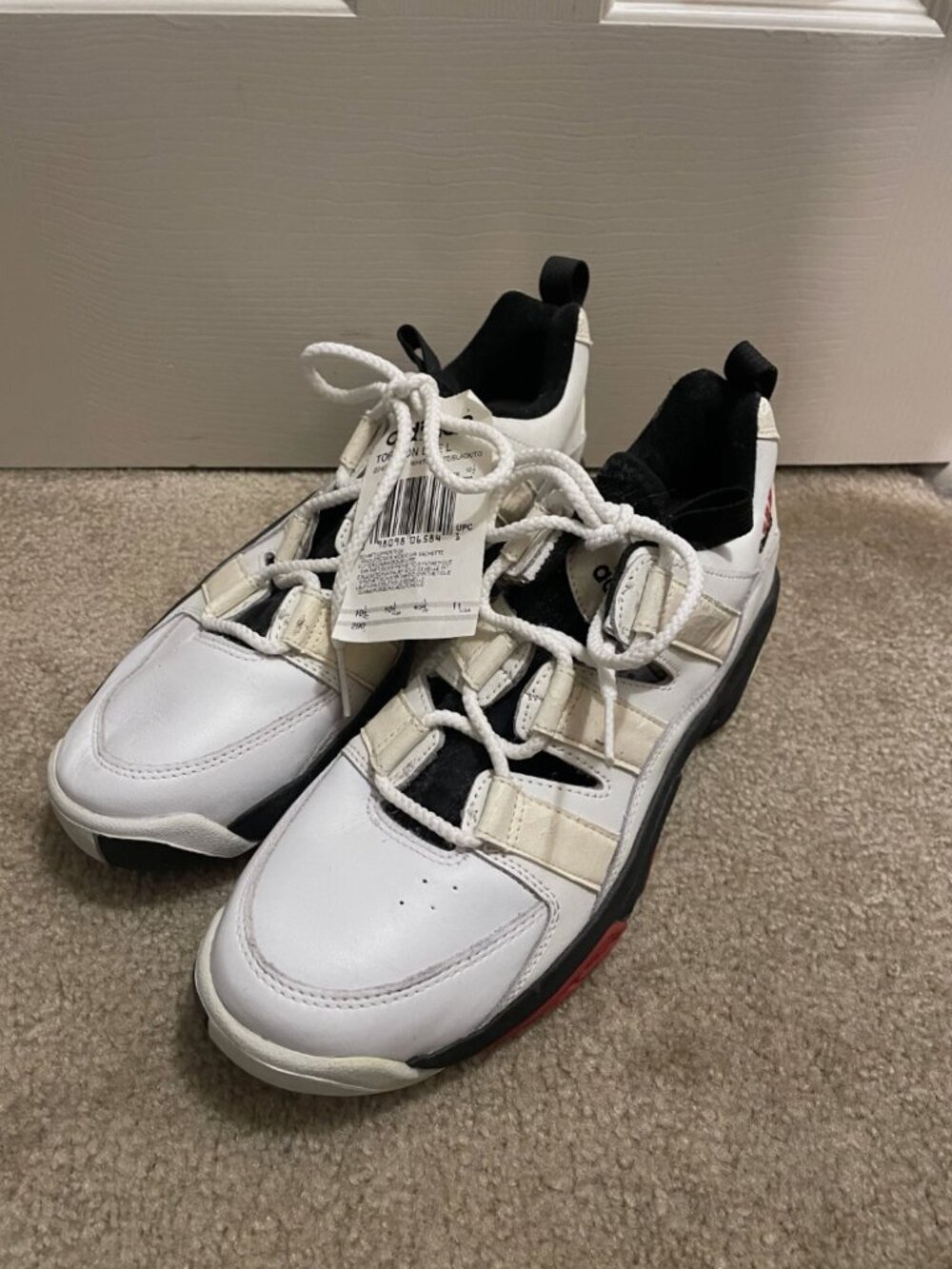 Vintage Adidas Torison Lite Size L (US 11) White/WhiteBlack No. 074543